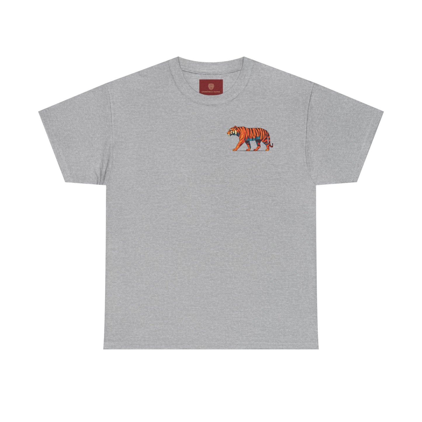 Tiger Print Tee, Colorful Animal Shirt for Men and Women, Creative Graphic T-Shirt, Unique Fashion Top, Birthday Gift Idea, Casual Wear,