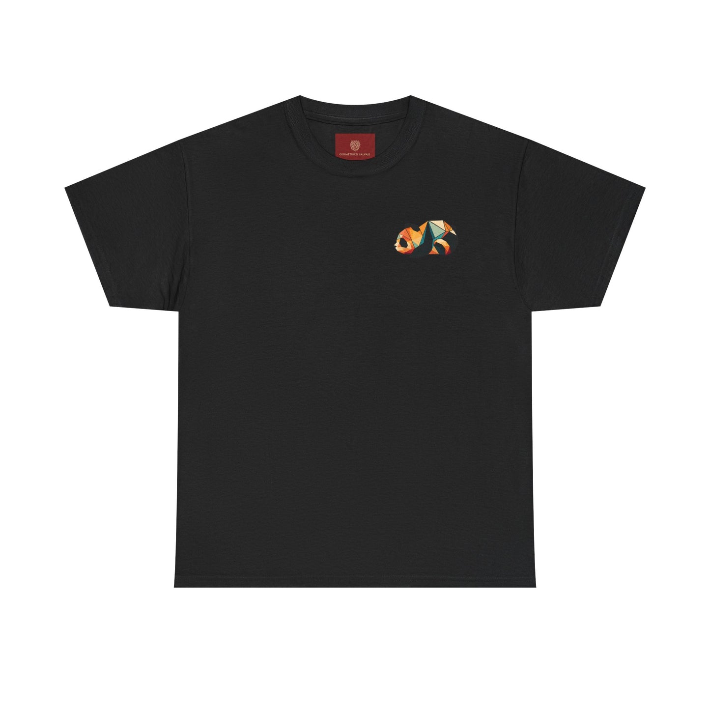 Colorful Panda Unisex Heavy Cotton Tee | Cute Animal Graphic Shirt, Casual Wear, Gift for Animal Lovers, Unique Trendy Top