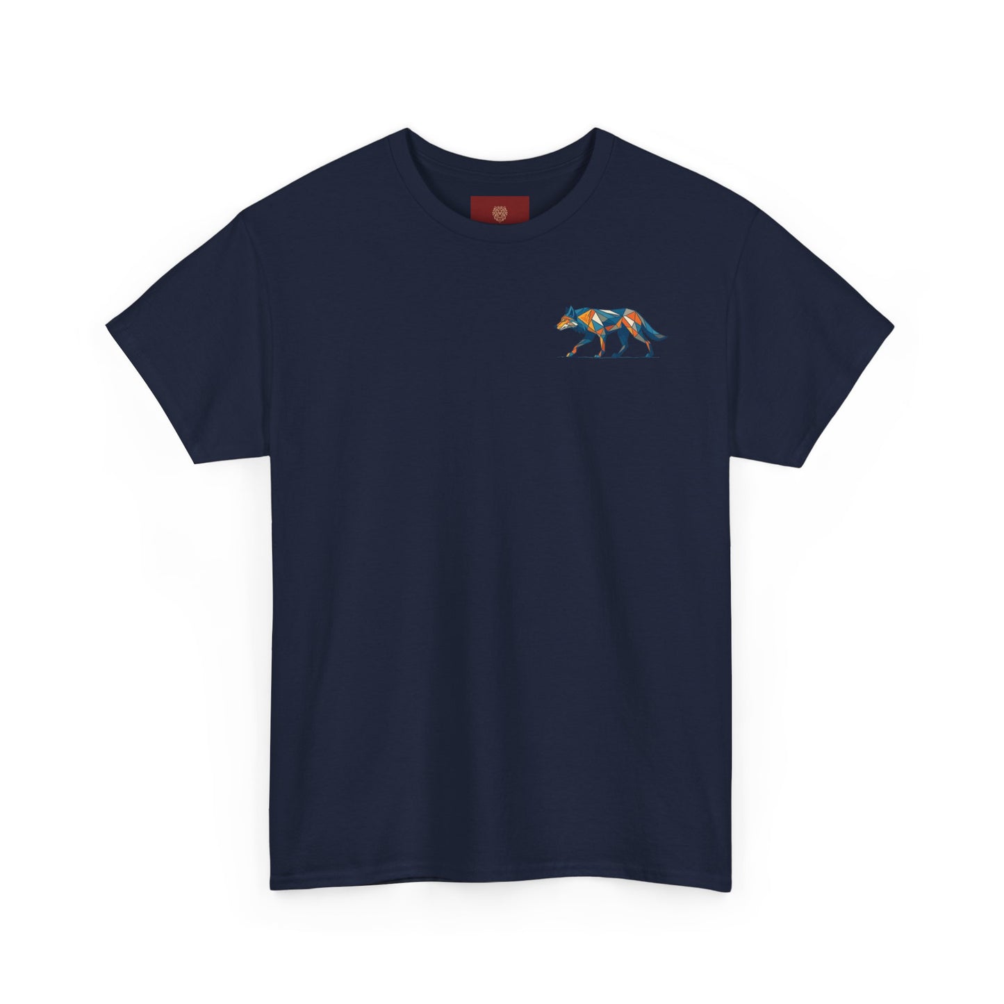Colorful Wolf Graphic Tee for Nature Lovers, Unisex Heavy Cotton T-Shirt, Wildlife Shirt, Eco-Friendly Fashion, Gift for Animal Enthusiasts