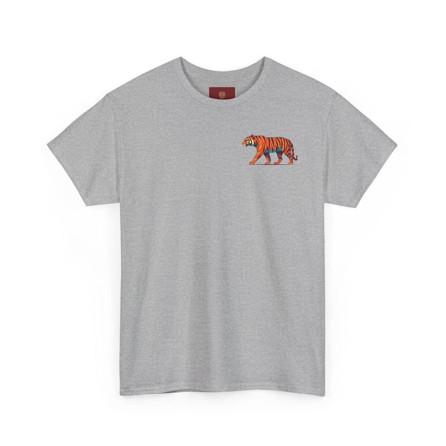 Tiger Print Tee, Colorful Animal Shirt for Men and Women, Creative Graphic T-Shirt, Unique Fashion Top, Birthday Gift Idea, Casual Wear,
