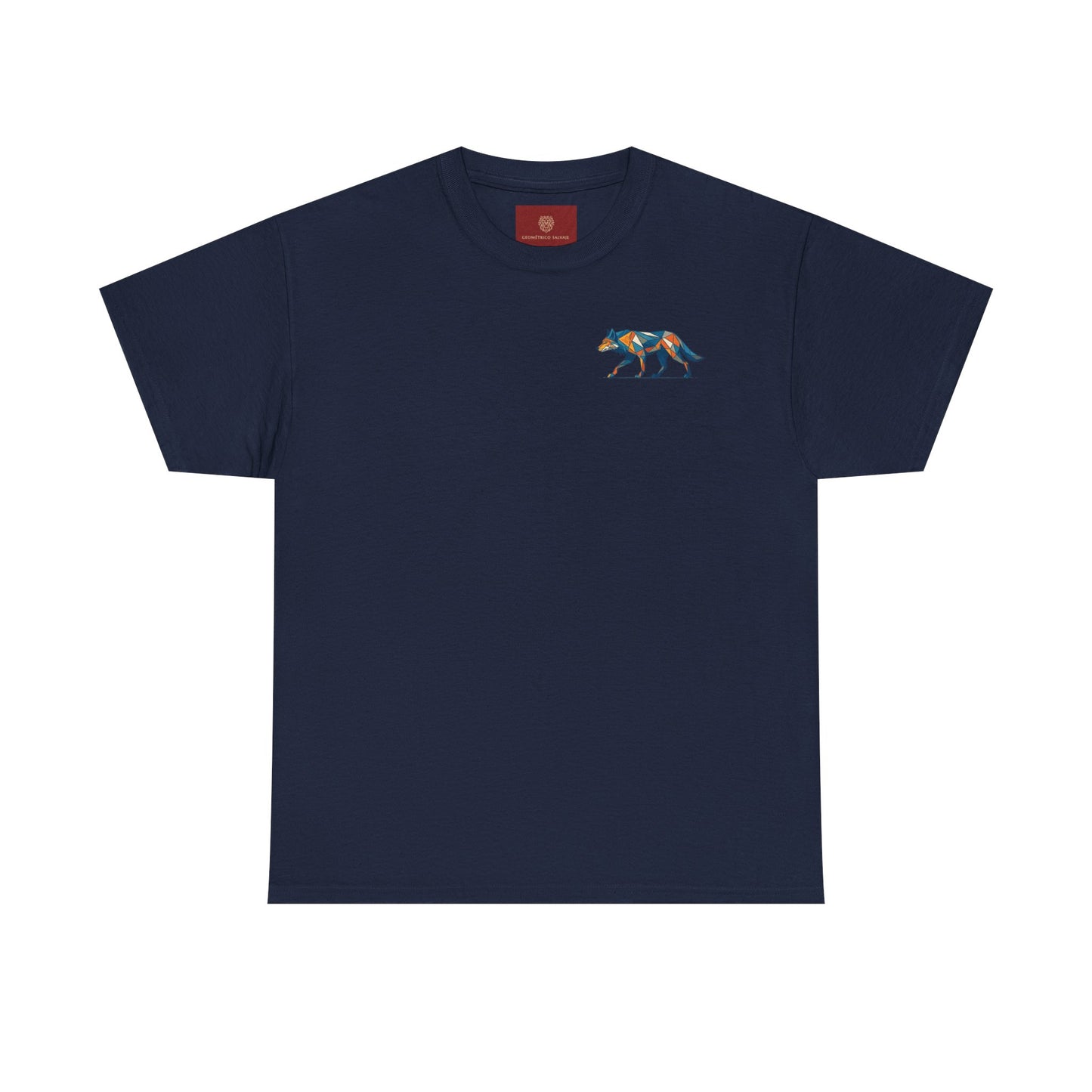 Colorful Wolf Graphic Tee for Nature Lovers, Unisex Heavy Cotton T-Shirt, Wildlife Shirt, Eco-Friendly Fashion, Gift for Animal Enthusiasts