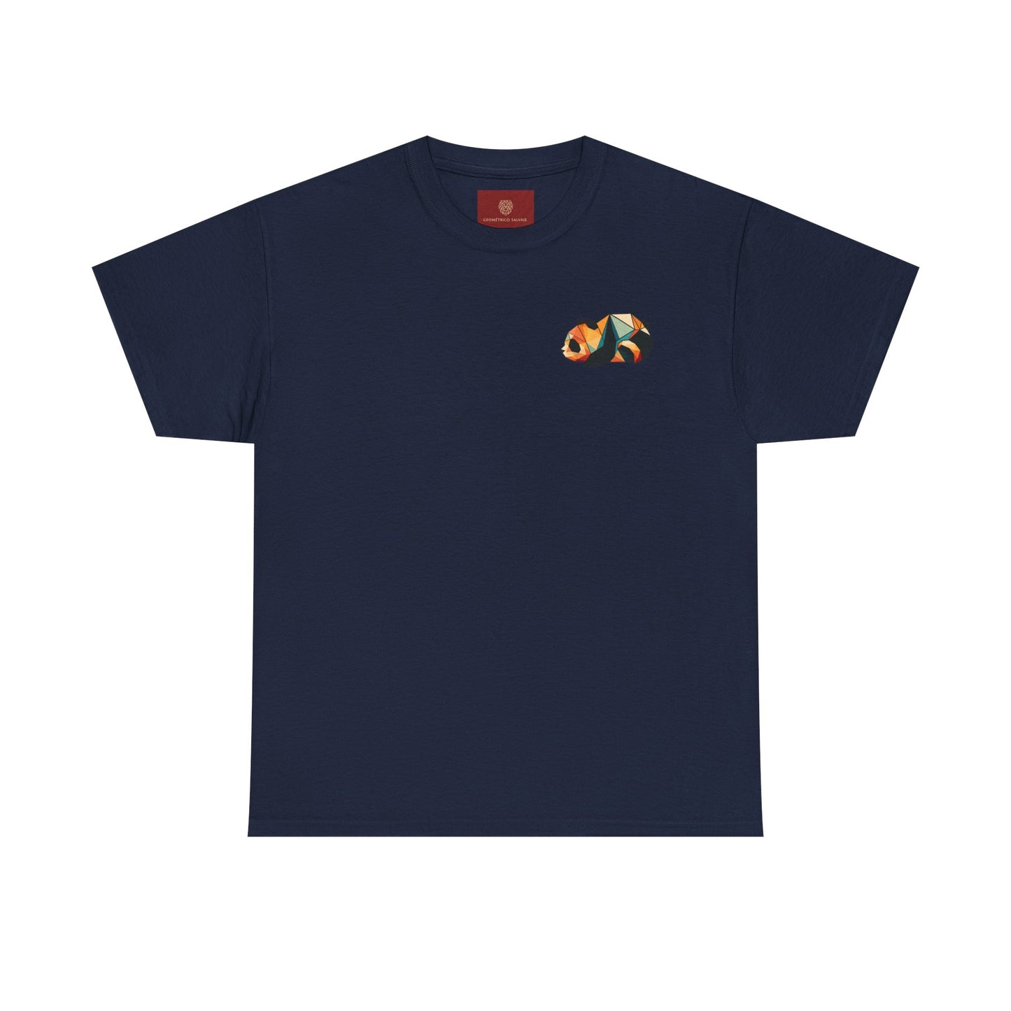 Colorful Panda Unisex Heavy Cotton Tee | Cute Animal Graphic Shirt, Casual Wear, Gift for Animal Lovers, Unique Trendy Top