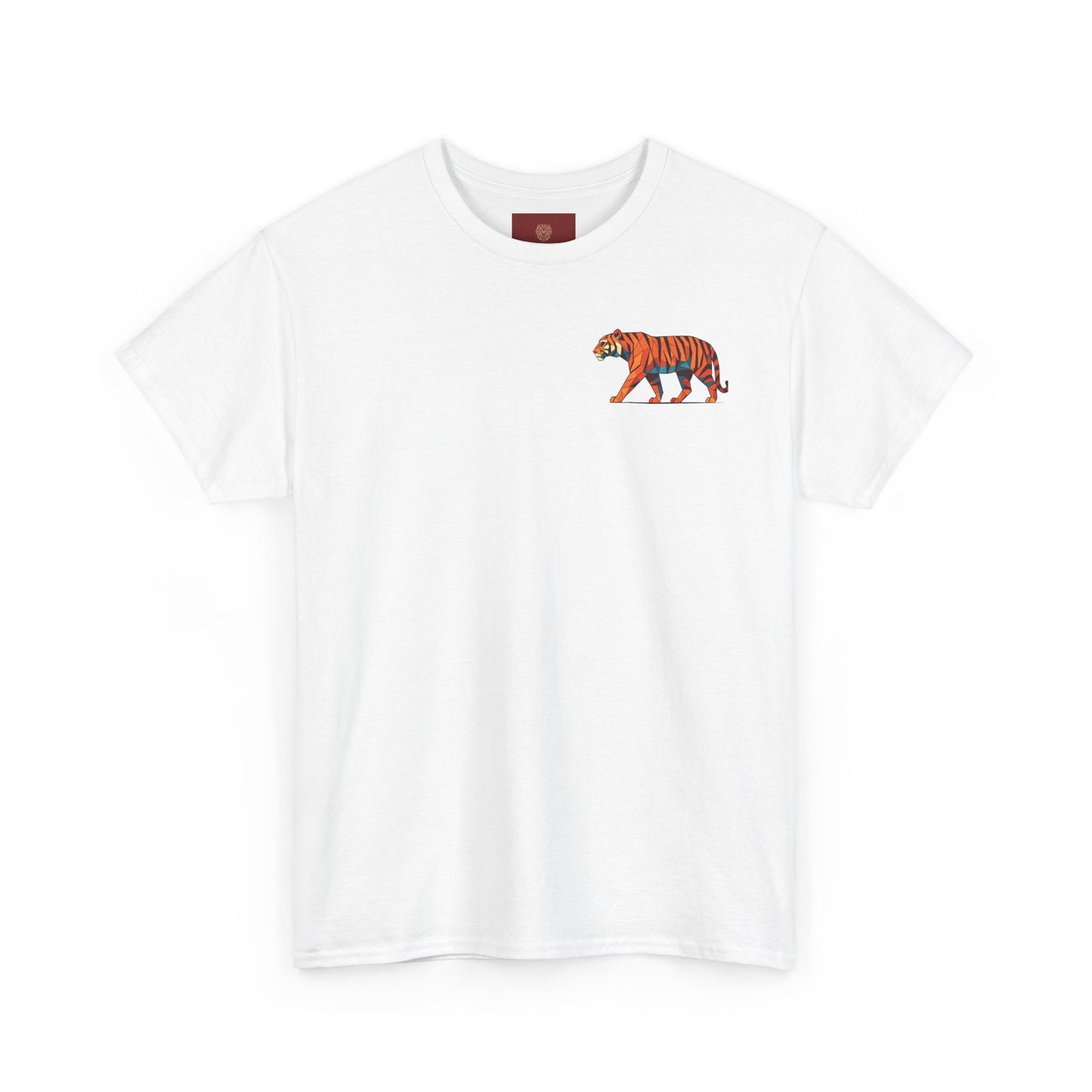 Tiger Print Tee, Colorful Animal Shirt for Men and Women, Creative Graphic T-Shirt, Unique Fashion Top, Birthday Gift Idea, Casual Wear,