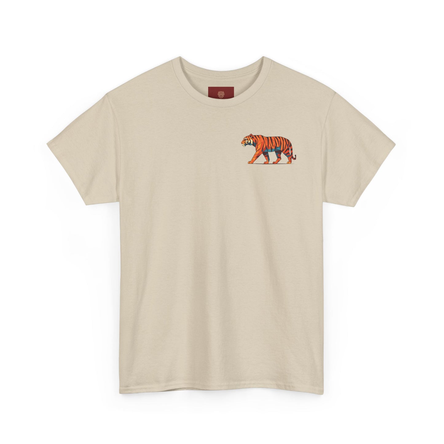 Tiger Print Tee, Colorful Animal Shirt for Men and Women, Creative Graphic T-Shirt, Unique Fashion Top, Birthday Gift Idea, Casual Wear,