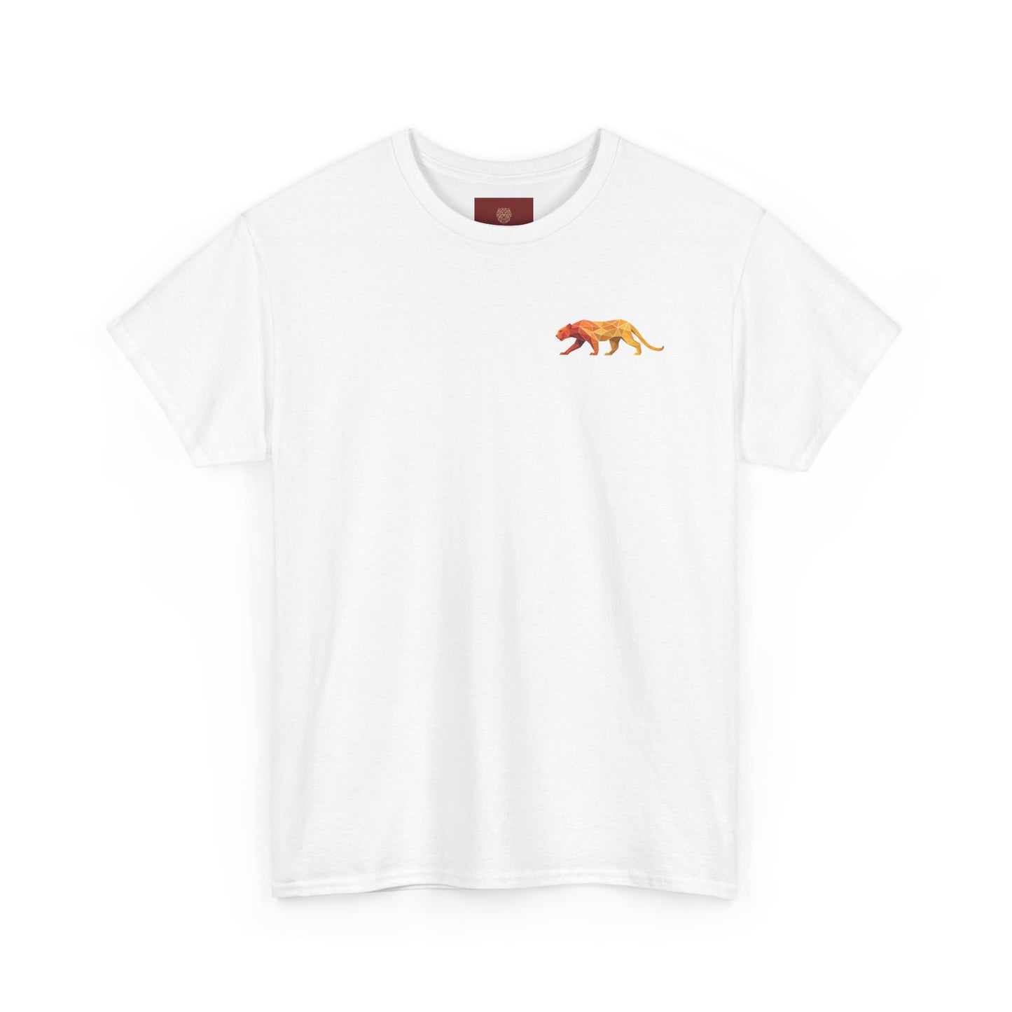 Majestic Lion Unisex Heavy Cotton Tee, Graphic Tee, Animal Lover Gift, Casual Wear, Unique Art Tee