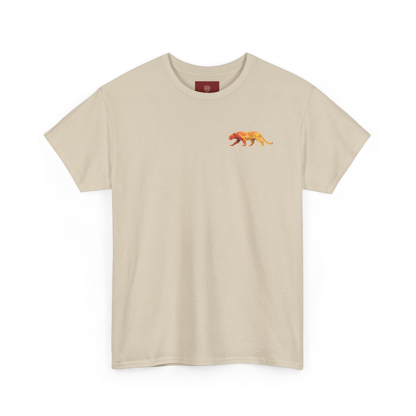 Majestic Lion Unisex Heavy Cotton Tee, Graphic Tee, Animal Lover Gift, Casual Wear, Unique Art Tee