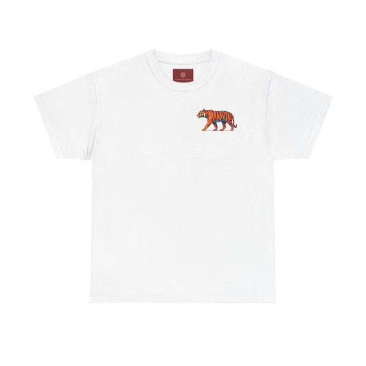 Tiger Print Tee, Colorful Animal Shirt for Men and Women, Creative Graphic T-Shirt, Unique Fashion Top, Birthday Gift Idea, Casual Wear,